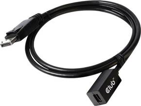 Club3D DisplayPort / Mini-DisplayPort adapterski kabel DisplayPort utikač