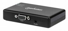 Adapter Manhattan VGA (Ž) na HDMI (Ž) PC Audio/Video na HDMI konverter AC-napajanje 208376