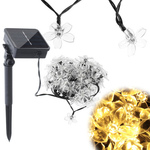 MG Flowers solarni lanac 50 LED 7m, topla bijela