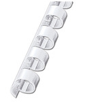 SPIRALA PLASTIČNA A4 FI-25MM 210L PK50 FORNAX BIJELA