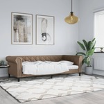 vidaXL Dnevni krevet boja cappuccina 90 x 200 cm od umjetne kože
