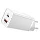 Brzi putni punjač Baseus GaN2 Lite USB+C 65W EU (bijeli)