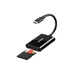 UGREEN čitač memorijskih kartica TF/SD/MicroSD kartice, USB-C, 15cm, crni