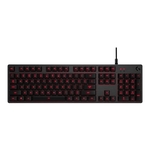 Logitech G413 Carbon žični mehanička tipkovnica, USB, crna/crvena