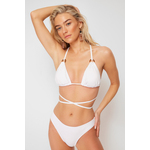 Bikini gornji dio Trendyol Triangle bijela