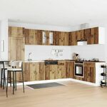 vidaXL Set od 2 Stari drvo Konstruirano drvo 80x46x81.5 cm