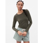 GapFit Long Sleeve T-Shirt - Women kaki