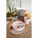 Lässig posuđe set pp/celuloza Little forest zec (tanjur, zdjeli, šalica, žlica)