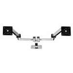 Ergotron LX Dual Monitor Arm - za 2 ekrana do 27 inča srebrna