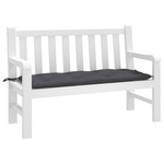 vidaXL Jastuk za vrtnu klupu antracit 120 x 50 x 7 cm tkanina Oxford