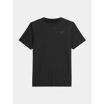 4F T-shirt 4FWSS24TFTSM598 Crna Regular Fit