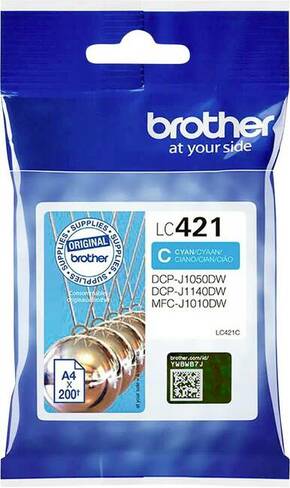 Brother LC421C tinta plava (cyan)