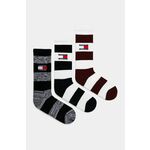 Čarape Tommy Jeans 3-pack boja: tamno plava, 701229896