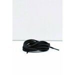 Thin, round laces Corbby Black bijela