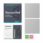 Graugear Wärmeleitpad für CPU oder Speicher, 100 x 100 x 1 mm / 100 x 100 x 1,5 mm G-TMP-6W