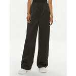 Calvin Klein Jeans Hlače Soft Crinkle J20J223122 Crna Relaxed Fit
