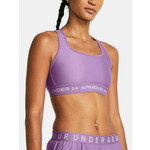 Under Armour Crossback Mid Bra - purple ljubičasta