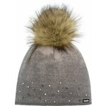 Eisbär Dip Dye Lux Crystal Womens Beanie Brushed Silver/Black/Real UNI Kapa