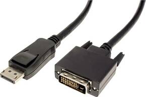 DisplayPort DVI-A transformator Crno 2m 11.99.5610