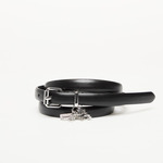 Pojas Diesel Diesel Logo B-Charm-Loop Belt Black 95
