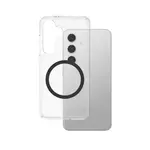 CARE by PanzerGlass® Flagship Case Clear/Black QI Compatible Galaxy S25 Plus