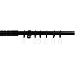 Metalna karniša STIL 1KAN 16/19MM CRNA 160-300CM