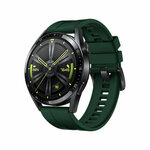 Strap One silikonski remen za Huawei Watch GT/GT 2/GT 2 Pro/GT 3/GT 3 Pro/GT 4 46mm: tamno zeleni