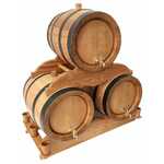 Set hrastovih bačava 10L - 3 komada