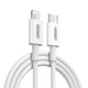 Joyroom fast charging USB Type C - Lightning kabel (MFI certifikat) Power Delivery 3 A 2 m