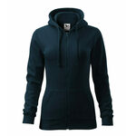 Gornji dio trenirke ženski TRENDY ZIPPER 411 - S,Plava