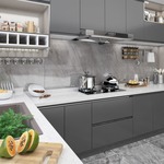 vidaXL Samoljepljive folije za namještaj 2 kom sive 500 x 90 cm PVC