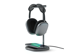 Satechi 2-IN-1 Headphone Stand w Wireless Charger USB-C sa kabelom; bez adaptera