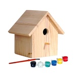 Dobar Drvena kućica za ptice za ukrašavanje 17,5 x 15,5 x 20,5 cm