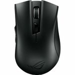 Asus ROG Strix Carry gaming miš, optički, bežični, 7200 dpi, 1ms, 1000 Hz, crni/crveni