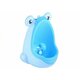 Lean Toys pisoar Mini Urinal For Boys Frog Suction Pads Light Blue