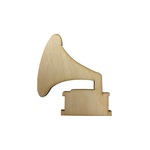 AtmoWood Drveni gramofon 7 x 6 cm