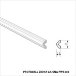 Zidna lajsna Profifloor bijela duljine 2,0m PW 5302 26x14mm