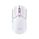 HP HyperX Pulsefire Haste 2 Core gaming miš, optički, bežični, 12000 dpi, bijeli/crni