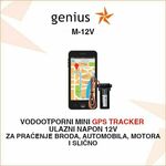 MINI VODOOTPORNI GPS TRACKER ZA PRAĆENJE VOZILA M-12V