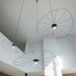 Crna viseća svjetiljka ø 110 cm Elliot – Nice Lamps