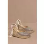 Espadrile Manebi Wedge Espadrilles za žene, boja: zlatna, s platformom, H 3.1 WV