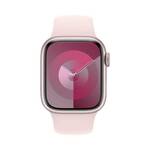 Apple Watch pametni sat Series 9 GPS 41mm Pink Aluminium Case with Light Pink Sport Band - S/M (mr933qh/a)