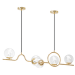 TOOLIGHT Viseća svjetiljka Gold APP1023-5CP