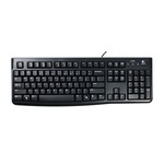 Logitech K120 bežični/žični tipkovnica, USB, bijela/crna