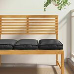 vidaXL jastuci za palete za sjedenje 2 kom Crni 40x40x8 cm Oxford tkanina