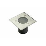 Ugradna podna svjetiljka Alfa mini IP67 GU10 inox kocka