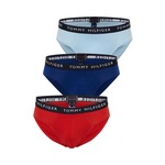 Tommy Hilfiger Underwear Slip mornarsko plava / svijetloplava / hrđavo crvena / crna