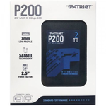 Patriot P210 SSD 2TB, 2.5”, NVMe/SATA