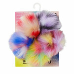 Ukras za obuću Crocs Jibbitz Dyed Puff 5 Pack 10012135 Šarena