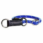 Rogz Ogrlica za pse Rope L 12 mm PLAVA